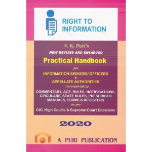 Puri Publication's Right To Information [RTI] by V. K. Puri